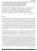 Cover page: De novo TRIM8 variants impair its protein localization to nuclear bodies and cause developmental delay, epilepsy, and focal segmental glomerulosclerosis.