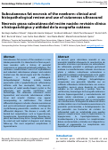 Cover page: Subcutaneous fat necrosis of the newborn: clinical and histopathological review and use of cutaneous ultrasound Necrosis grasa subcutánea del recién nacido: revisión clínica e histopatológica y utilidad de la ecografía cutánea