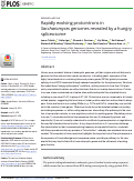 Cover page: Rapidly evolving protointrons in Saccharomyces genomes revealed by a hungry spliceosome