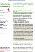 Cover page: Social foraging and individual consistency in following behaviour: testing the information centre hypothesis in free-ranging vultures