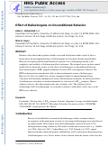 Cover page: Effect of Hallucinogens on Unconditioned Behavior