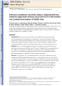 Cover page: Relevance of Platinum-Sensitivity Status in Relapsed/Refractory Extensive-Stage Small-Cell Lung Cancer in the Modern Era: A Patient-Level Analysis of Southwest Oncology Group Trials