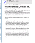 Cover page: Characterization and stratification of prostate lesions based on comprehensive multiparametric MRI using detailed whole‐mount histopathology as a reference standard