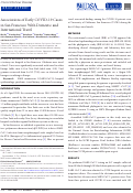 Cover page: Associations of Early COVID-19 Cases in San Francisco with Domestic and International Travel