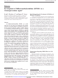 Cover page: Development of difluoromethylornithine as a chemoprevention agent for the management of colon cancer.