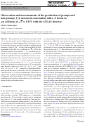 Cover page: Observation and measurements of the production of prompt and non-prompt Jψ mesons in association with a Z boson in pp collisions at s=8TeV with the ATLAS detector