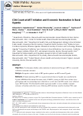 Cover page: CD4+ cell count at antiretroviral therapy initiation and economic restoration in rural Uganda