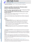 Cover page: Prevalence and Effect of Genetic Risk of Thromboembolic Disease in Inflammatory Bowel Disease.