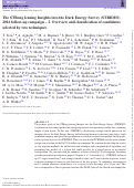 Cover page: The STRong lensing Insights into the Dark Energy Survey (STRIDES) 2016 follow-up campaign – I. Overview and classification of candidates selected by two techniques