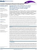 Cover page: Agricultural fires in the southeastern U.S. during SEAC4RS: Emissions of trace gases and particles and evolution of ozone, reactive nitrogen, and organic aerosol