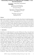 Cover page: Understanding critical layers in stratified shear flow instabilities: A wave interaction perspective