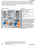 Cover page: Evidence-based recommendations for gene-specific ACMG/AMP variant classification from the ClinGen ENIGMA BRCA1 and BRCA2 Variant Curation Expert Panel