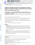 Cover page: Adoption of pediatric‐inspired acute lymphoblastic leukemia regimens by adult oncologists treating adolescents and young adults: A population‐based study