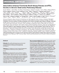 Cover page: Association between Functional Small Airway Disease and FEV1 Decline in Chronic Obstructive Pulmonary Disease.