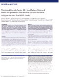 Cover page: Fibroblast Growth Factor-23, Heart Failure Risk, and Renin–Angiotensin–Aldosterone-System Blockade in Hypertension: The MESA Study