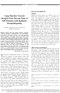 Cover page: Copy number variant analysis from exome data in 349 patients with epileptic encephalopathy