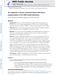 Cover page: The diagnosis of severe combined immunodeficiency: Implementation of the PIDTC 2022 Definitions.