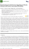 Cover page: Transforming Growth Factor-β Signaling in Fibrotic Diseases and Cancer-Associated Fibroblasts.
