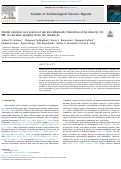 Cover page: Dental calculus as a source of ancient alkaloids: Detection of nicotine by LC-MS in calculus samples from the Americas