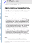 Cover page: Dynamic PET of human liver inflammation: impact of kinetic modeling with optimization-derived dual-blood input function