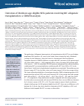 Cover page: Outcomes of Medicare-age eligible NHL patients receiving RIC allogeneic transplantation: a CIBMTR analysis.