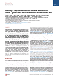 Cover page: Tracing Compartmentalized NADPH Metabolism in the Cytosol and Mitochondria of Mammalian Cells