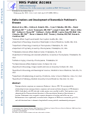 Cover page: Hallucinations and Development of Dementia in Parkinson's Disease.