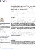 Cover page: Volatile unsaturated hydrocarbons emitted by seedlings of Brassica species provide host location cues to Bagrada hilaris