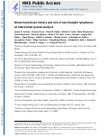 Cover page: Blood transfusion history and risk of non-Hodgkin lymphoma: an InterLymph pooled analysis