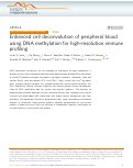 Cover page: Enhanced cell deconvolution of peripheral blood using DNA methylation for high-resolution immune profiling