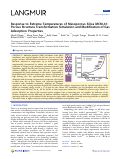 Cover page: Response to Extreme Temperatures of Mesoporous Silica MCM-41: Porous Structure Transformation Simulation and Modification of Gas Adsorption Properties