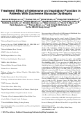 Cover page: Treatment effect of idebenone on inspiratory function in patients with Duchenne muscular dystrophy.