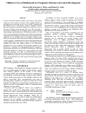 Cover page: Children’s Use of Disfluencies for Pragmatic Inference in Lexical Development