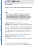 Cover page: Genetic analyses of diverse populations improves discovery for complex traits.