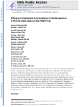 Cover page: Efficacy of Clopidogrel for Prevention of Stroke Based on CYP2C19 Allele Status in the POINT Trial