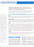 Cover page: TBCRC009: A Multicenter Phase II Clinical Trial of Platinum Monotherapy With Biomarker Assessment in Metastatic Triple-Negative Breast Cancer