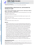 Cover page: Government Policy, Clean Fuel Access, and Persistent Fuel Stacking in Ecuador.