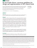 Cover page: Revised Airlie House consensus guidelines for design and implementation of ALS clinical trials