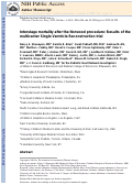 Cover page: Interstage mortality after the Norwood procedure: Results of the multicenter Single Ventricle Reconstruction trial