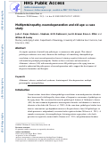 Cover page: Multiproteinopathy, neurodegeneration and old age: a case study