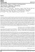 Cover page: Whole-exome sequence analysis of anthropometric traits illustrates challenges in identifying effects of rare genetic variants