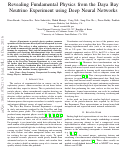 Cover page: Revealing Fundamental Physics from the Daya Bay Neutrino Experiment using Deep Neural Networks