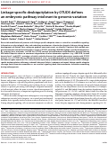 Cover page: Linkage-specific deubiquitylation by OTUD5 defines an embryonic pathway intolerant to genomic variation