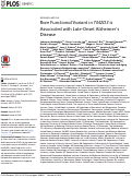 Cover page: Rare Functional Variant in TM2D3 is Associated with Late-Onset Alzheimer's Disease