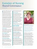 Cover page: Evolution of Nursing: Shared Governance