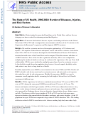 Cover page: The state of US health, 1990-2010: burden of diseases, injuries, and risk factors.