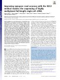 Cover page: Improving nanopore read accuracy with the R2C2 method enables the sequencing of highly multiplexed full-length single-cell cDNA