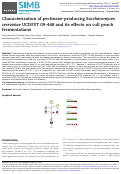 Cover page: Characterization of pectinase-producing Saccharomyces cerevisiae UCDFST 09-448 and its effects on cull peach fermentations.