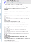 Cover page: Longitudinal Trends in Sexual Behaviors with Advancing Age and Menopause Among Women With and Without HIV-1 Infection