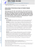 Cover page: Clinical Trial of Fluid Infusion Rates for Pediatric Diabetic Ketoacidosis